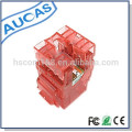 Aucas Fabricante 8p8c Rojo Modular Jack Cat5e RJ45 UTP Keystone Jack